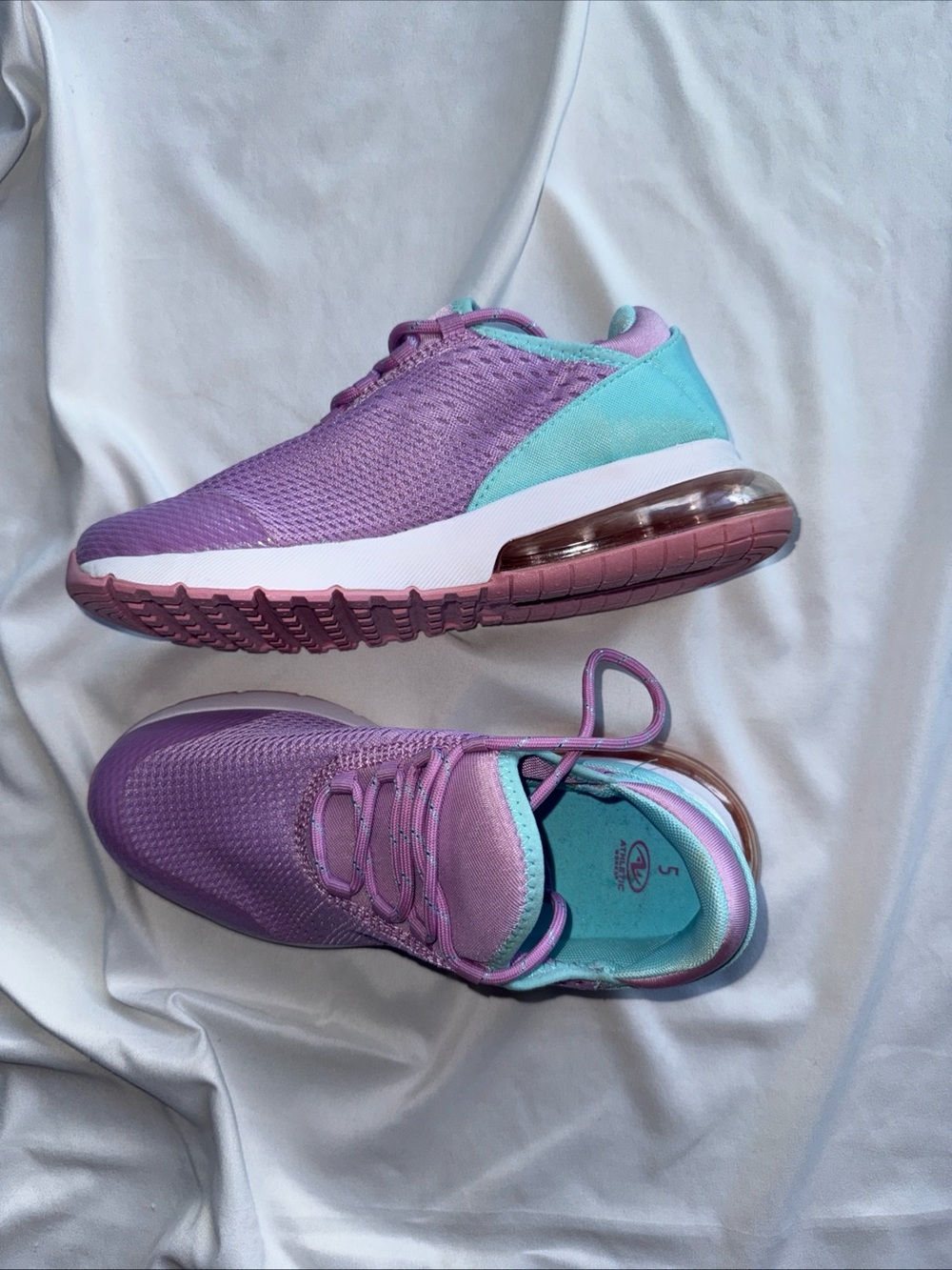 Unlisted Lavender Purple and Aqua Women's Sneakers